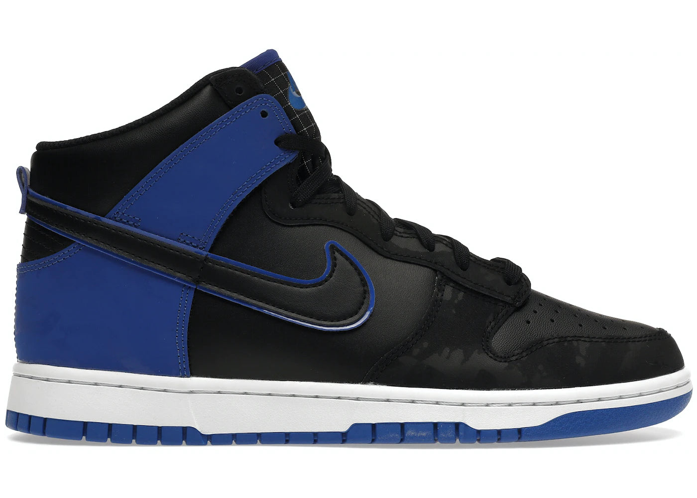 Nike Dunk High SE Camo Black Royal Blue